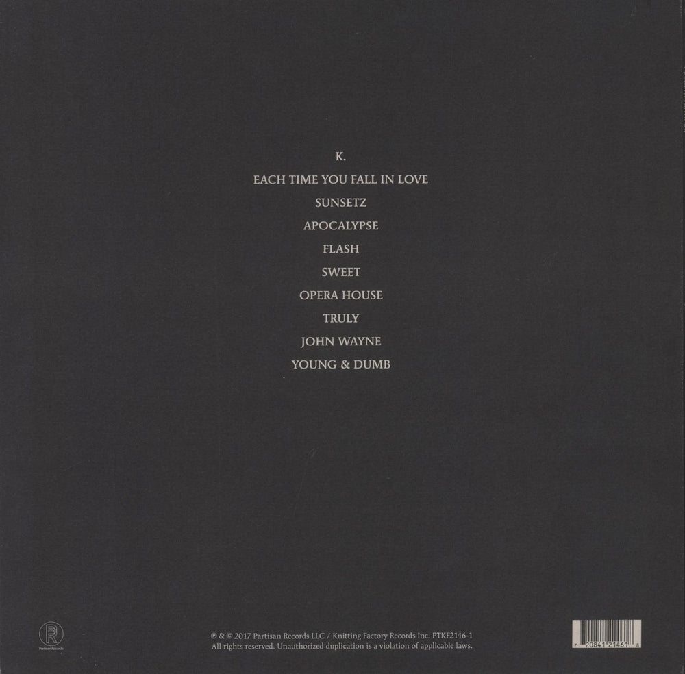 Cigarettes After Sex Cigarettes After Sex - Black Vinyl UK vinyl LP album (LP record) 720841214618