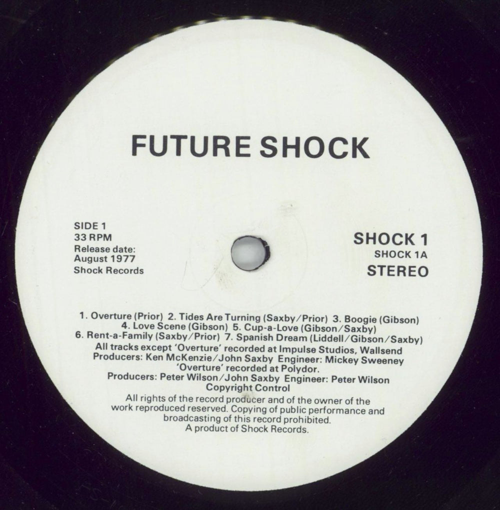 Cirkus Future Shock - EX UK vinyl LP album (LP record) CRXLPFU851768