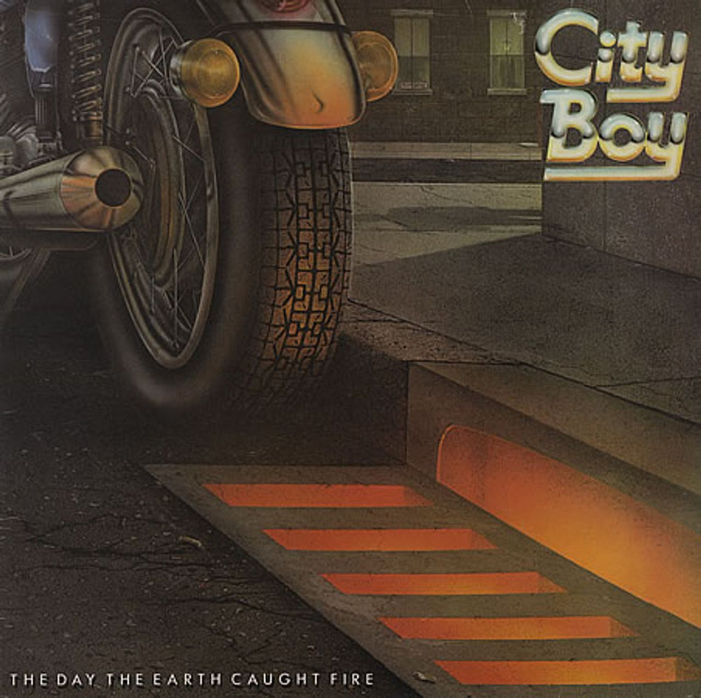 City Boy The Day The Earth Caught Fire UK vinyl LP album (LP record) 9102036