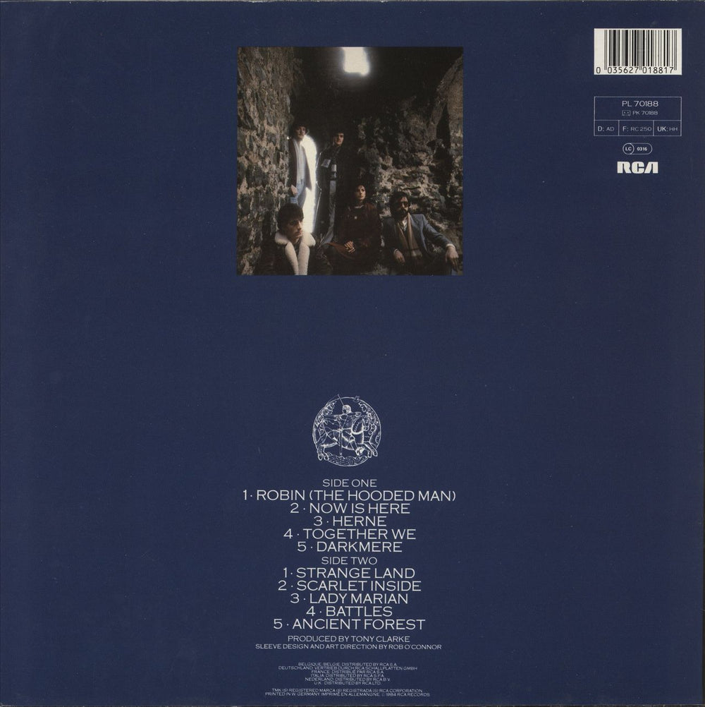 Clannad Legend German vinyl LP album (LP record) 035627018817