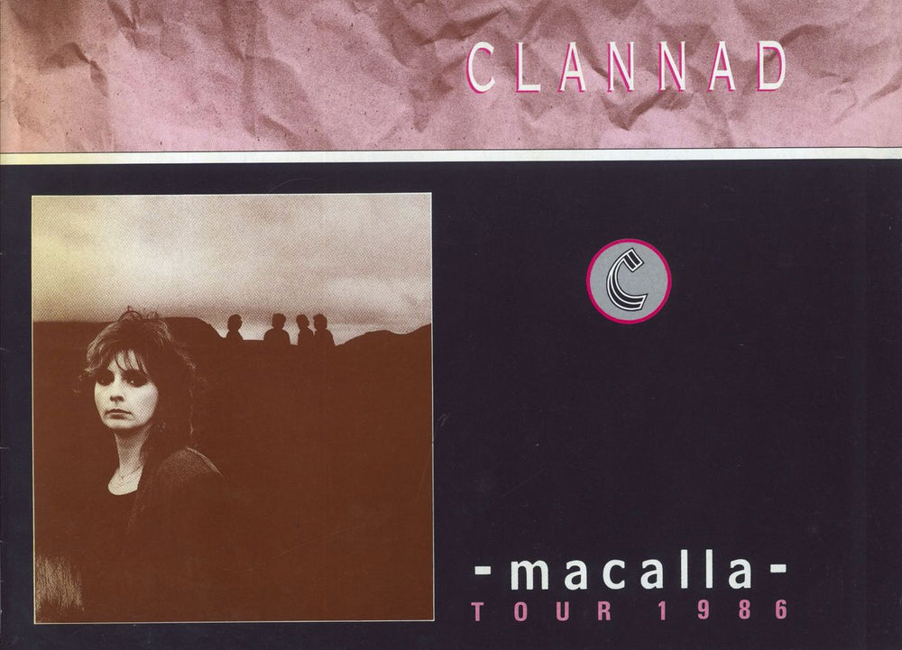 Clannad Macalla - Tour 1986 UK tour programme TOUR PROGRAMME