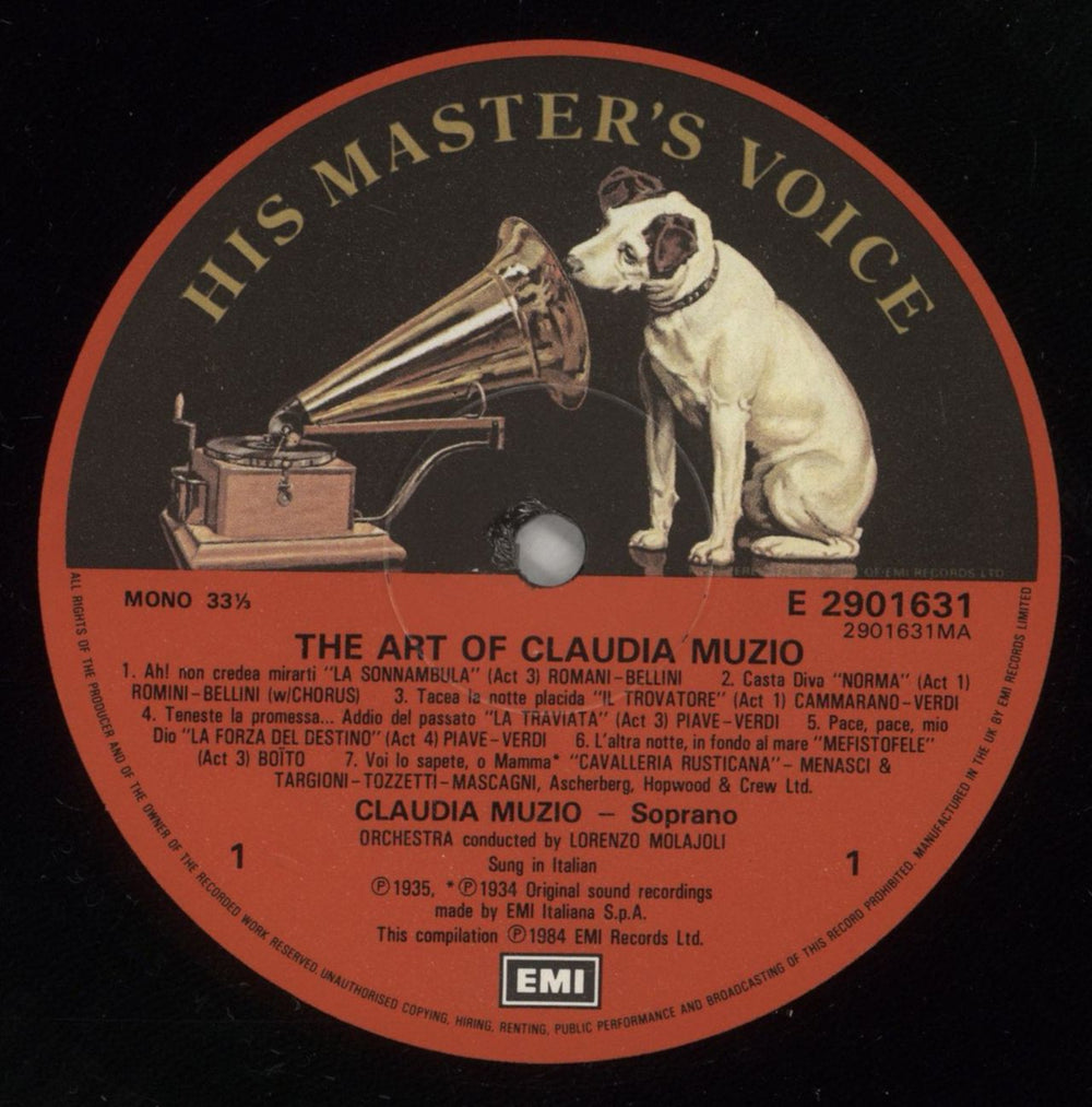 Claudia Muzio Italian Opera Arias - Italian, French And German Songs (The Columbia Recordings 1934-5) UK Vinyl Box Set 9YBVXIT880121