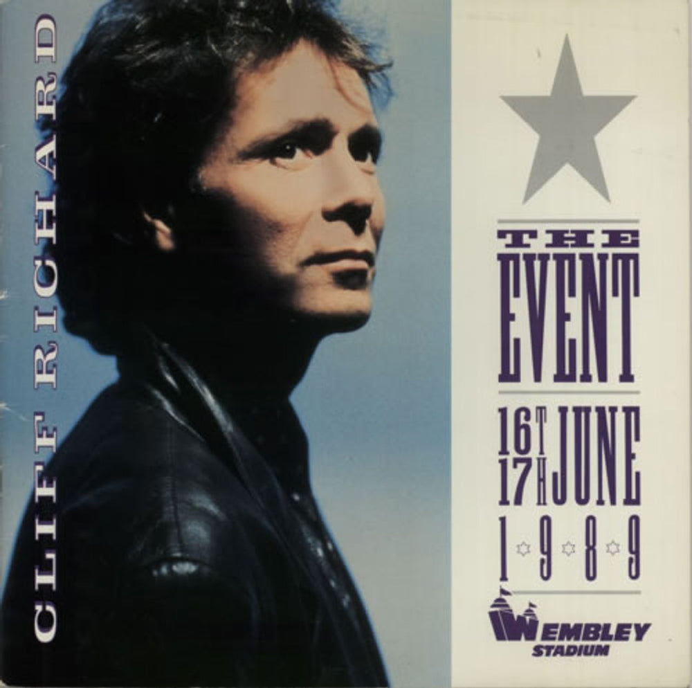 Cliff Richard The Event - 1989 UK tour programme TOUR PROG