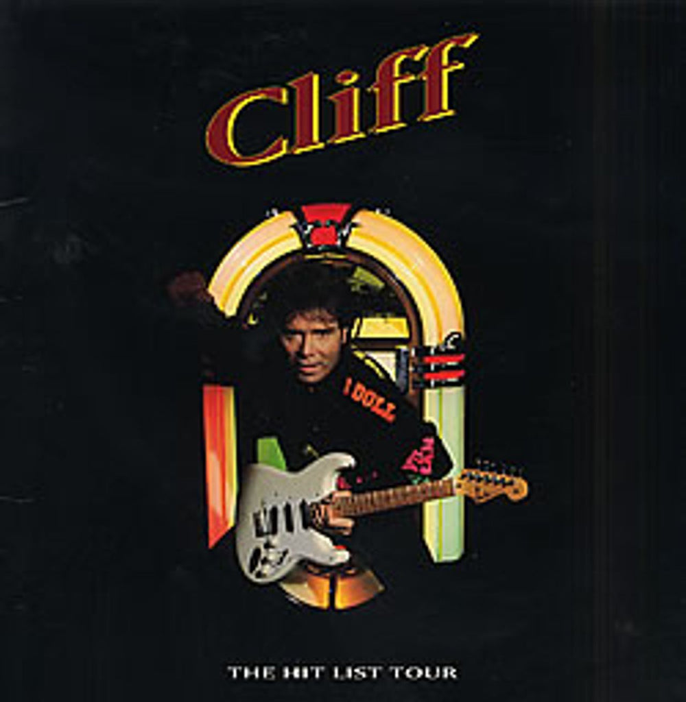 Cliff Richard The Hit List Tour UK tour programme TOUR PROGRAMME