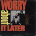 Clifford Coulter Do It Now, Worry 'Bout It Later US vinyl LP album (LP record)