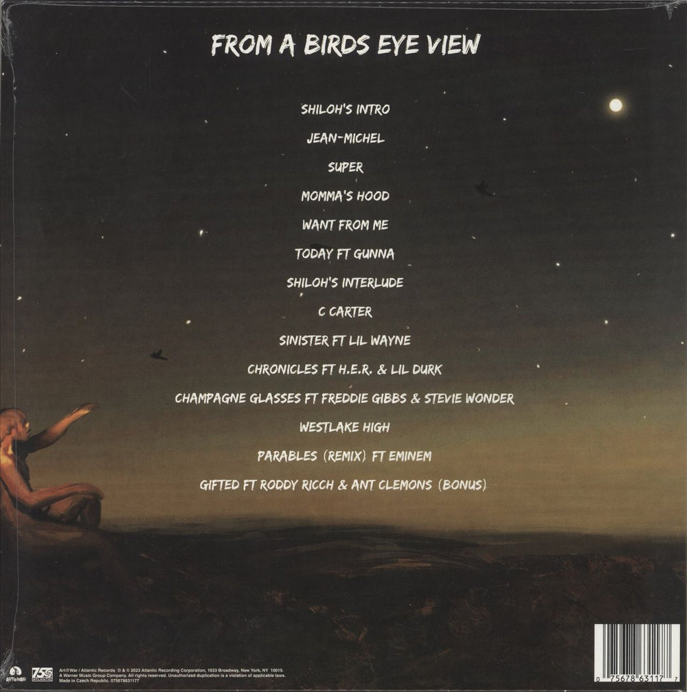 Cordae From A Birds Eye View - Tan Vinyl - Sealed US vinyl LP album (LP record) 075678631177