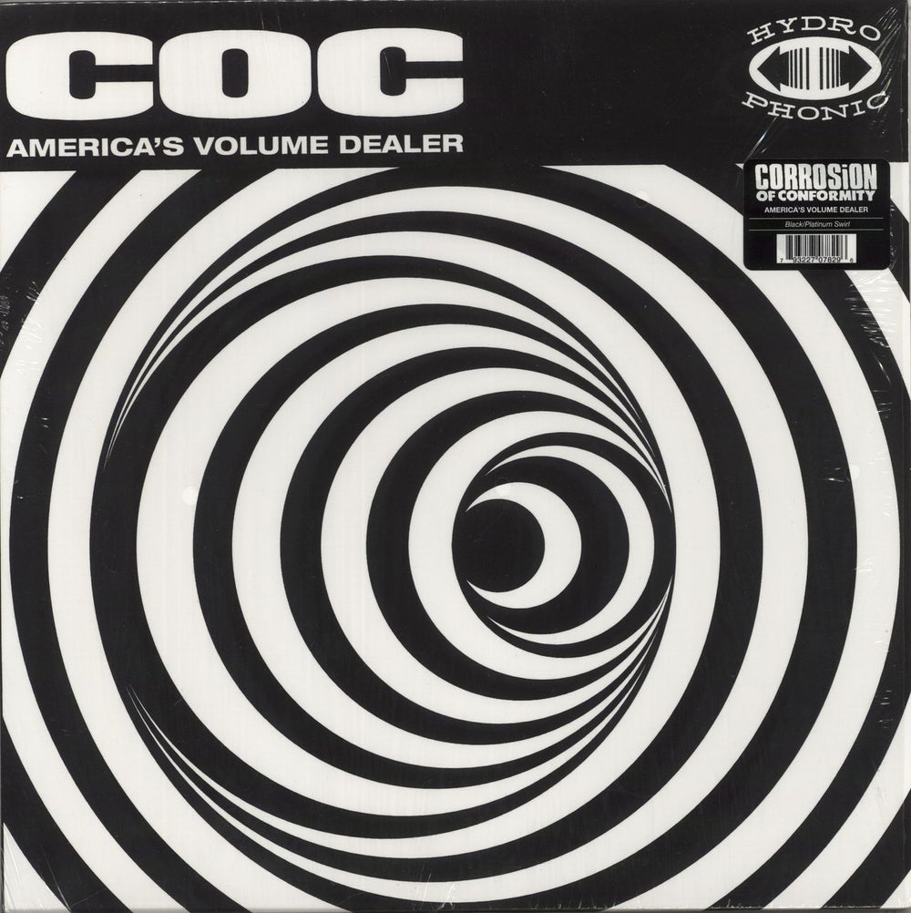 Corrosion Of Conformity America’s Volume Dealer - 180g Black & Platinum Swirl Vinyl US vinyl LP album (LP record)