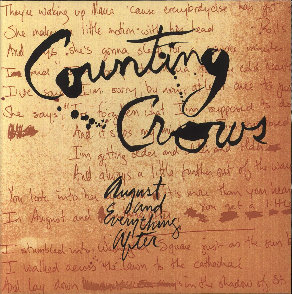 Counting Crows August And Everything After - 180gm - EX US 2-LP vinyl record set (Double LP Album) B0025531-01