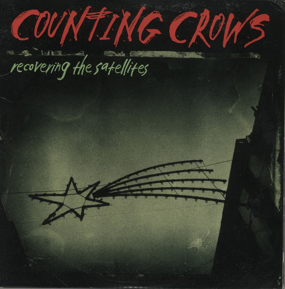 Counting Crows Recovering The Satellites - VG US 2-LP vinyl record set (Double LP Album) DGC2-24975