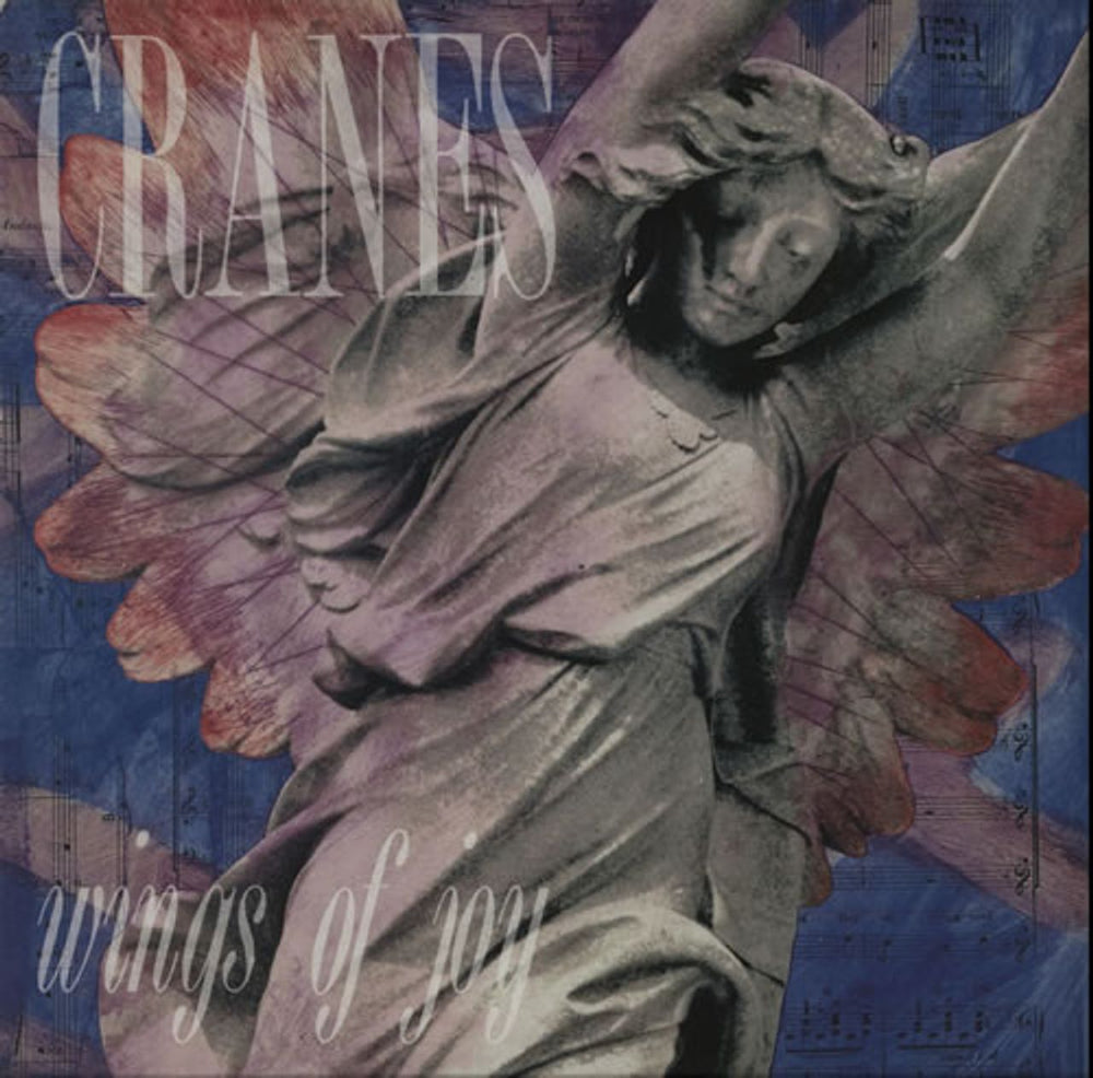 Cranes Wings Of Joy + 12" UK vinyl LP album (LP record) DEDLP003