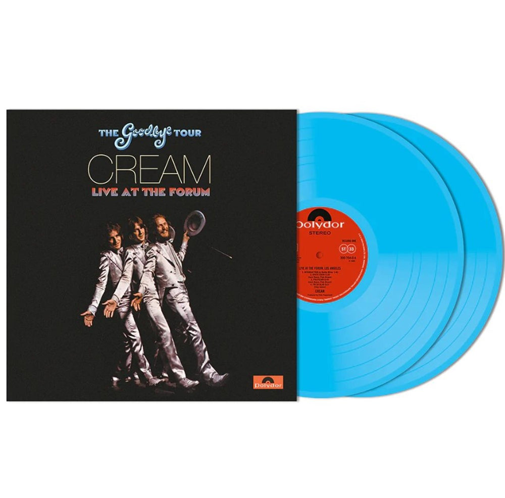 Cream The Goodbye Tour: Live At The Forum - Blue Transparent Vinyl - Sealed UK 2-LP vinyl record set (Double LP Album) CRM2LTH787112