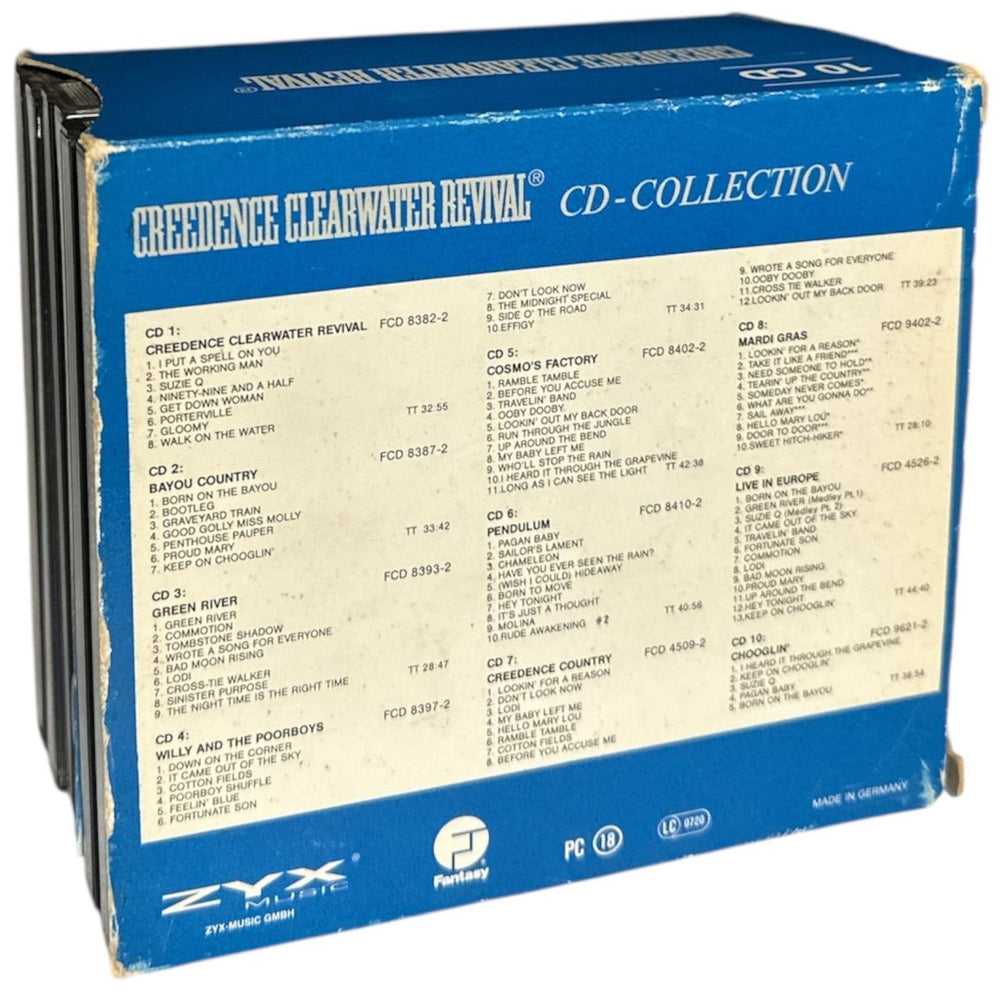 Creedence Clearwater Revival 10 CD-Collection - EX German CD Album Box Set 090204021390