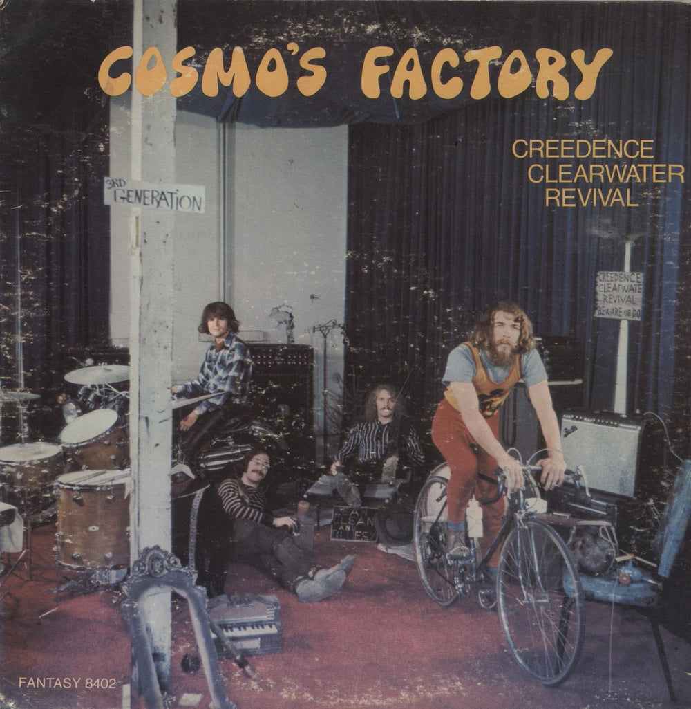 Creedence Clearwater Revival Cosmo's Factory - VG/EX US vinyl LP album (LP record) 8402