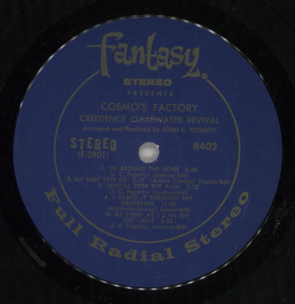 Creedence Clearwater Revival Cosmo's Factory - VG/EX US vinyl LP album (LP record) CCLLPCO869319