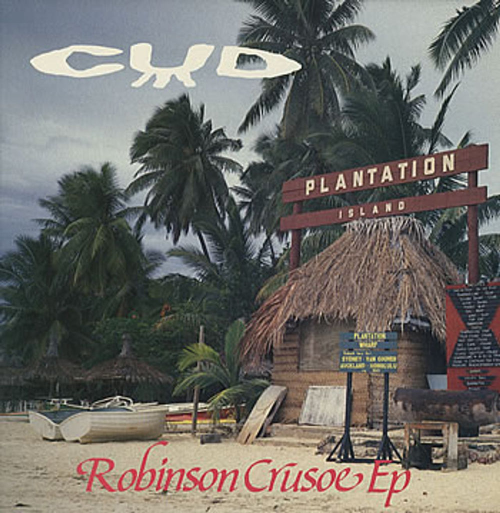 Cud Robinson Crusoe EP UK 12" vinyl single (12 inch record / Maxi-single) MIRAGE021T