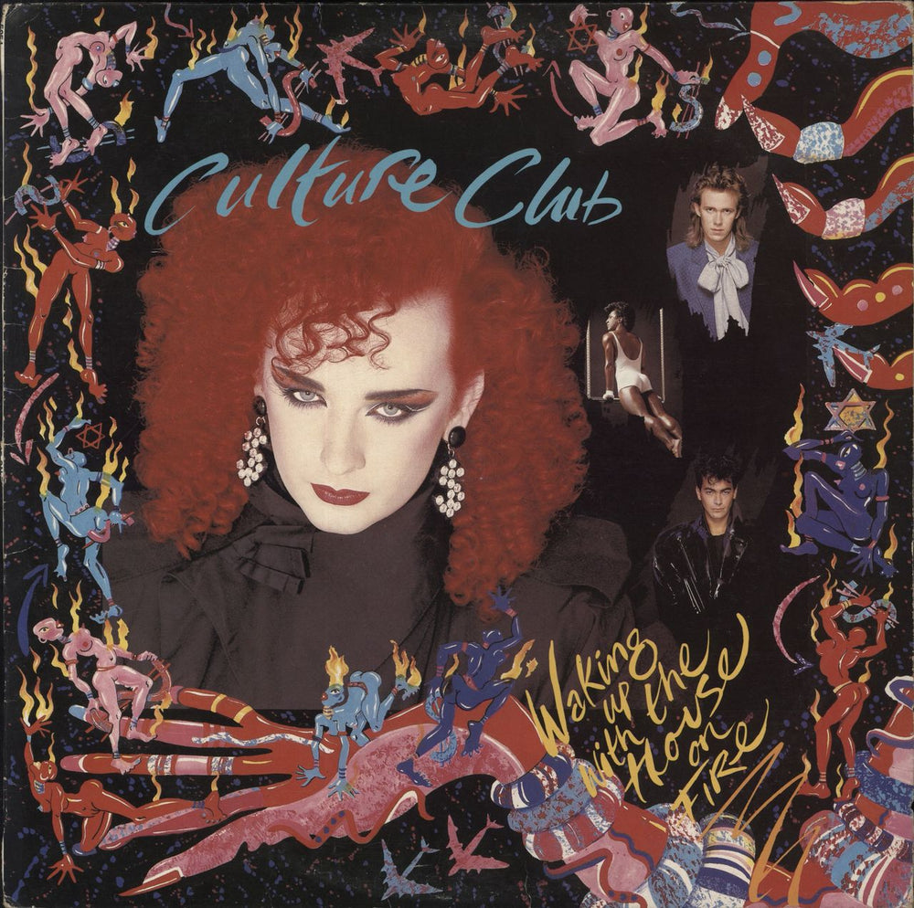 Culture Club Waking Up With The House On Fire South African vinyl LP album (LP record) VNC5054