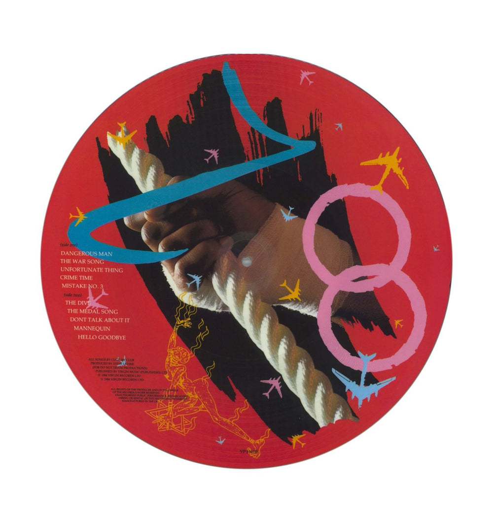 Culture Club Waking Up With The House On Fire UK picture disc LP (vinyl picture disc album)