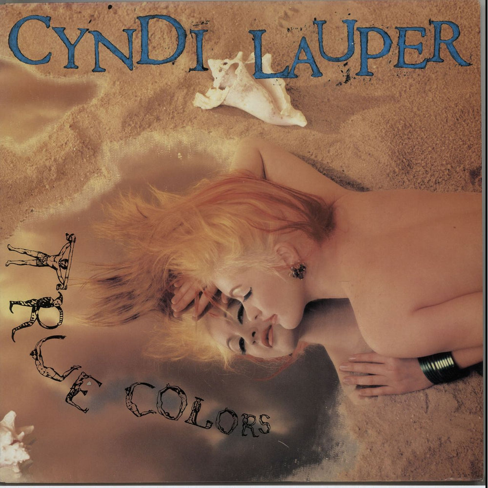 Cyndi Lauper True Colours + Inner UK vinyl LP album (LP record) PRT26948