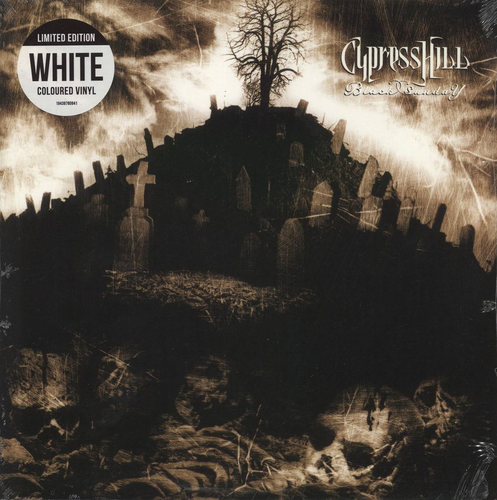 Cypress Hill Black Sunday - White Vinyl UK 2-LP vinyl record set (Double LP Album) 19439780941
