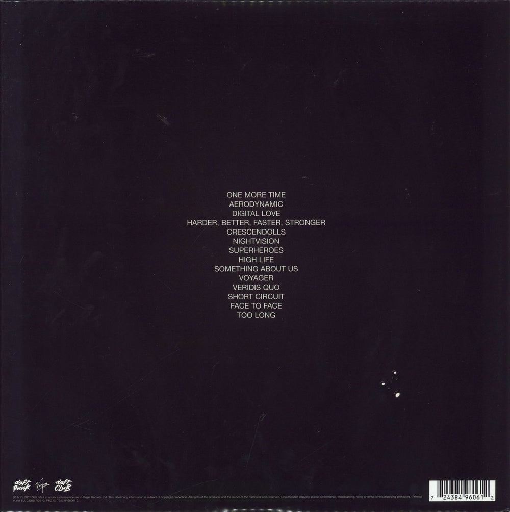 Daft Punk Discovery - 1st UK 2-LP vinyl record set (Double LP Album) 724384960612