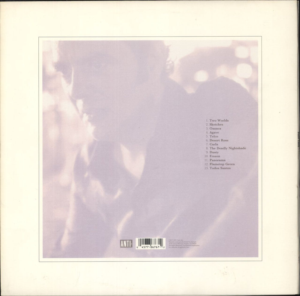 Daniel Lanois Belladonna US vinyl LP album (LP record) 045778676712