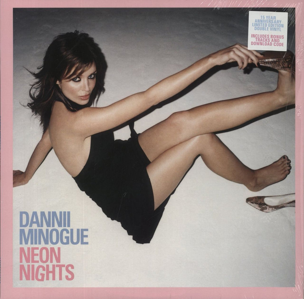Dannii Minogue Neon Nights UK 2-LP vinyl record set (Double LP Album) LMS5521214