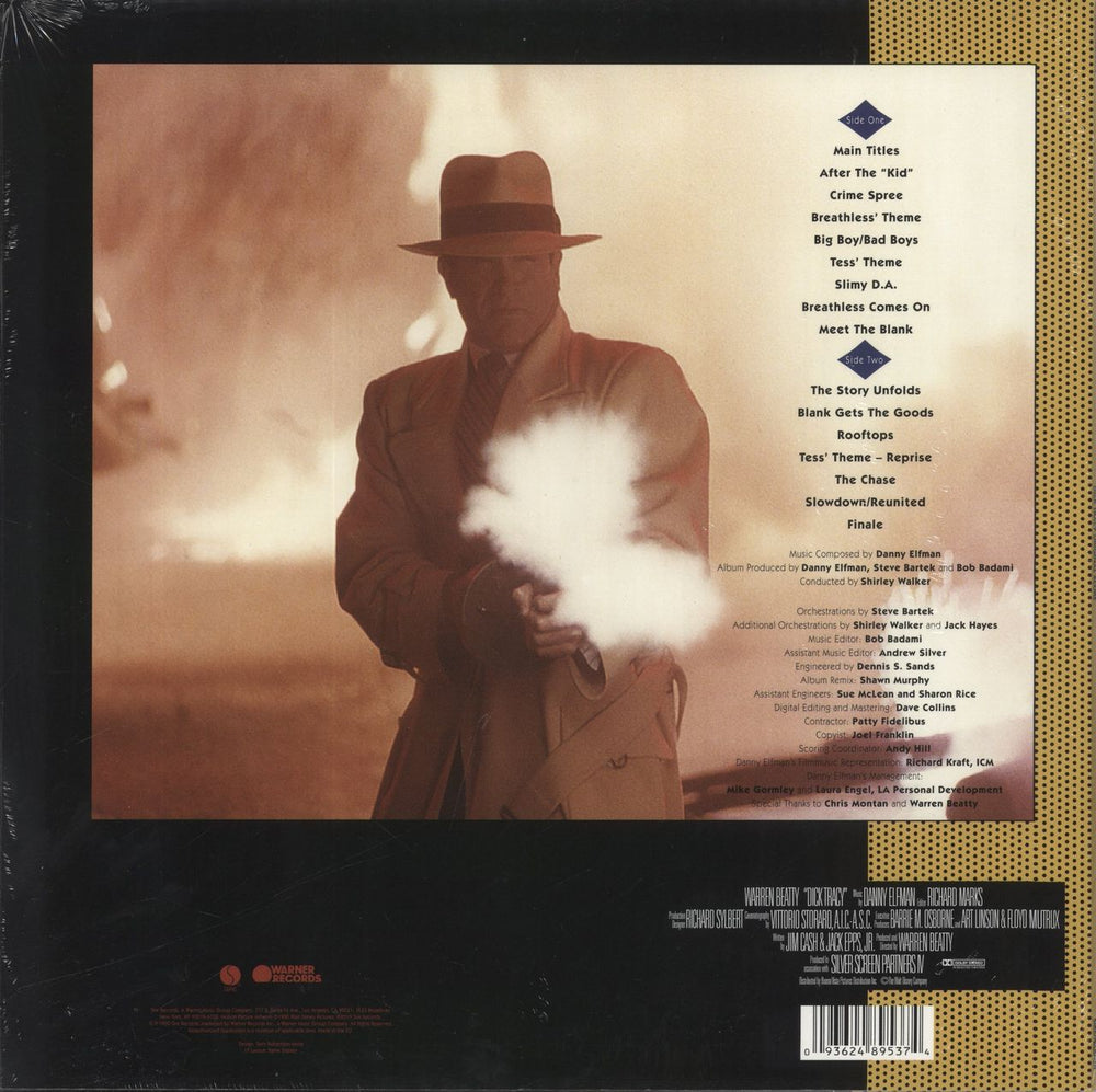 Danny Elfman Dick Tracy US vinyl LP album (LP record) 093624895374