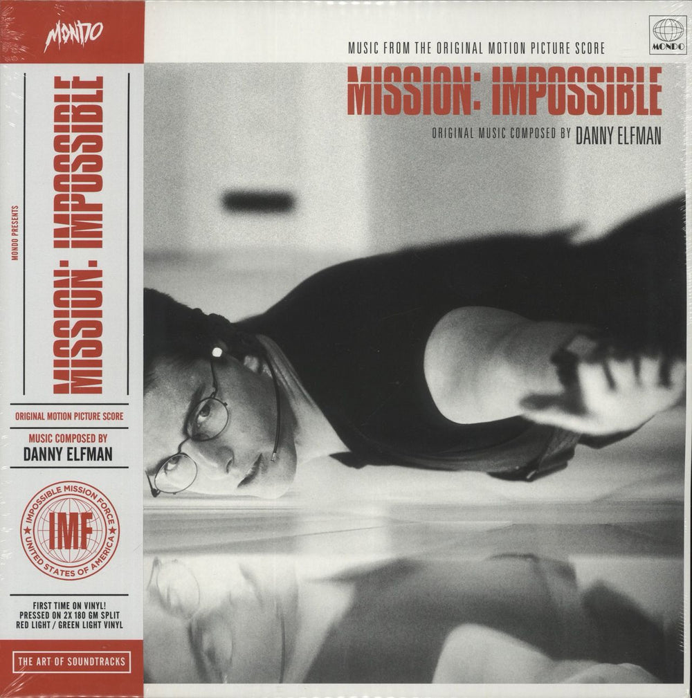 Danny Elfman Mission: Impossible - 180gram Split Red/ Green Vinyl - Sealed US 2-LP vinyl record set (Double LP Album) MOND-151