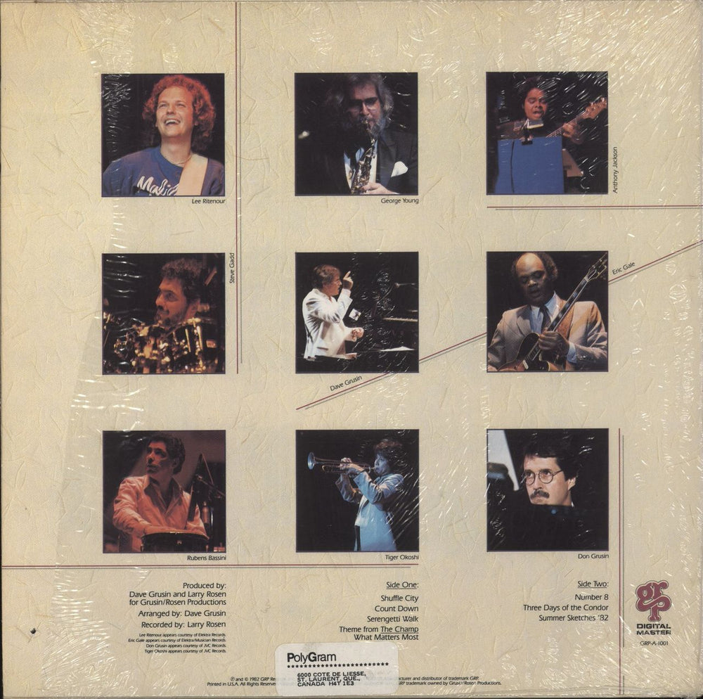 Dave Grusin Dave Grusin And The NY-LA Dream Band - Shrink US vinyl LP album (LP record)