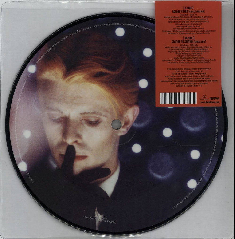 David Bowie Golden Years - 40th Anniversary Edition - Sealed UK 7" vinyl picture disc (7 inch picture disc single) BOW7PGO644249