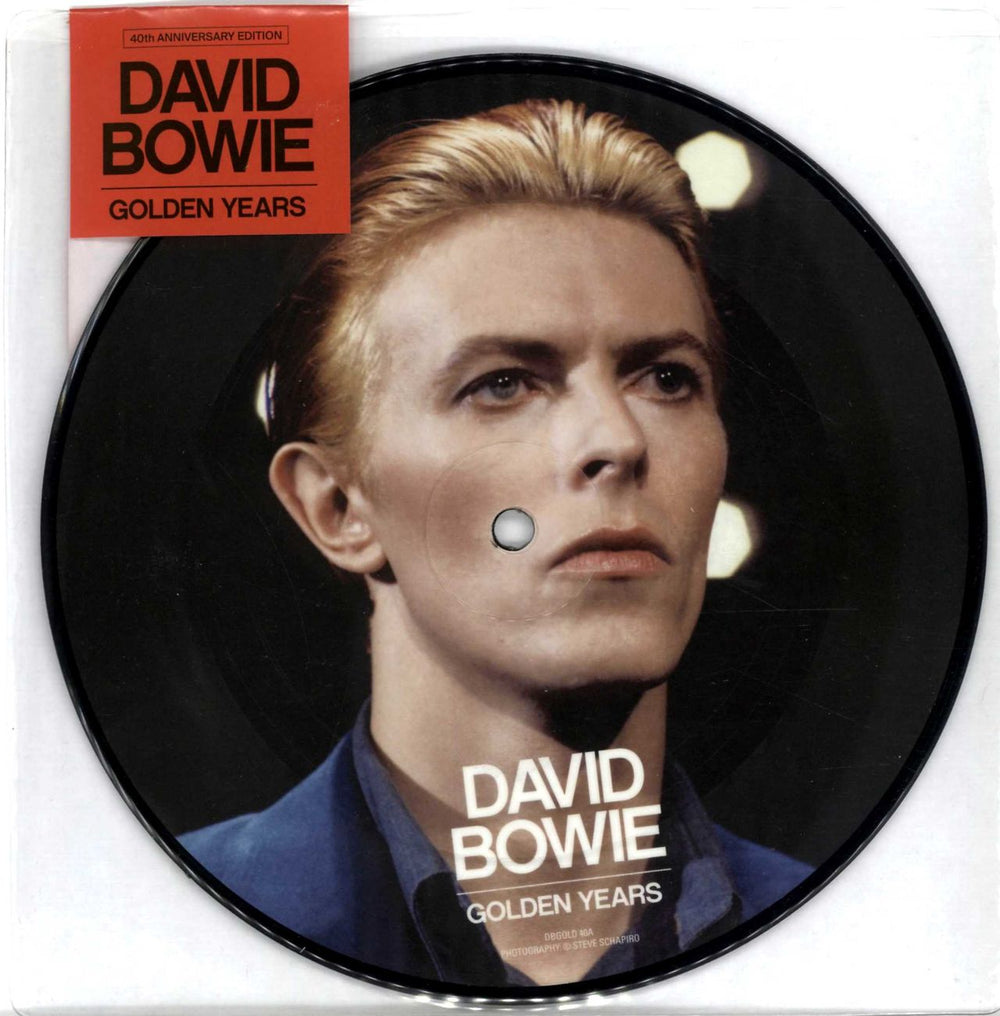 David Bowie Golden Years - 40th Anniversary Edition - Sealed UK 7" vinyl picture disc (7 inch picture disc single) DBGOLD40