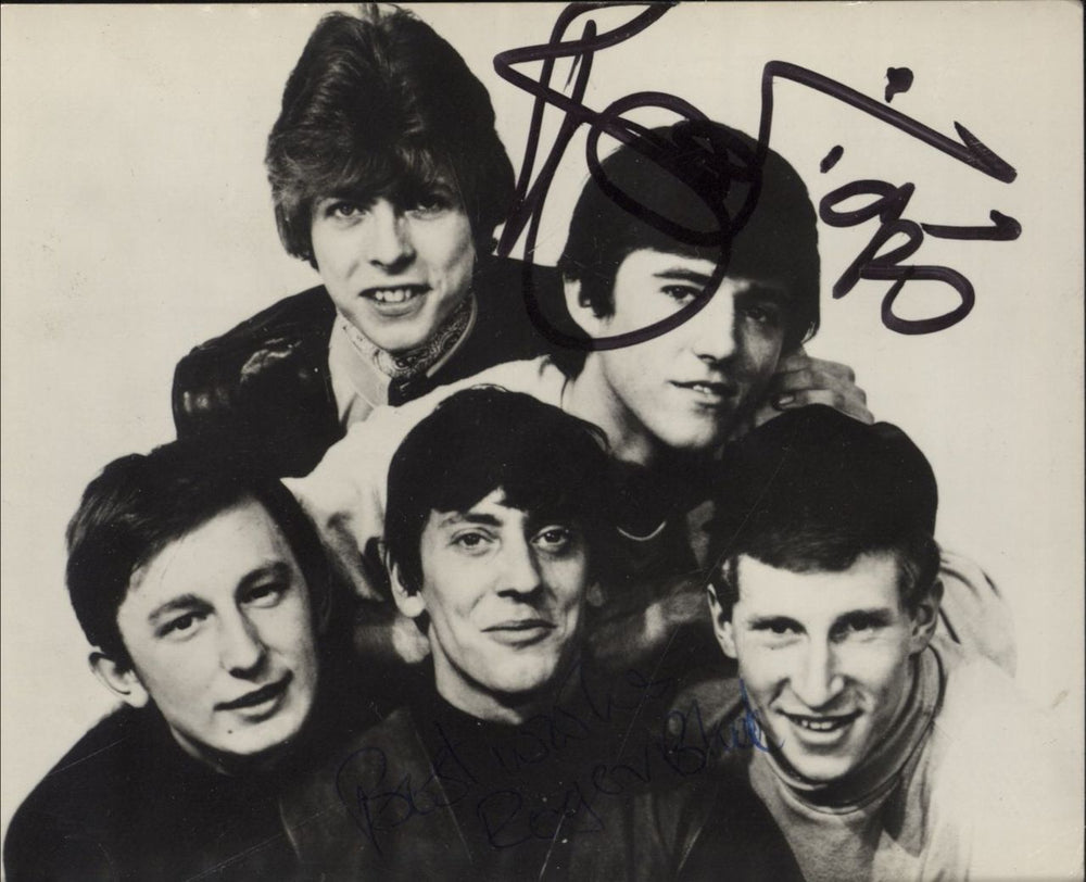 David Bowie Liza Jane - 1st + Autographed Photo UK 7" vinyl single (7 inch record / 45) BOW07LI878140