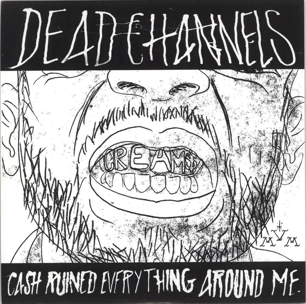 Dead Channels C.R.E.A.M. - Grey marble vinyl US 7" vinyl single (7 inch record / 45) MNP-001