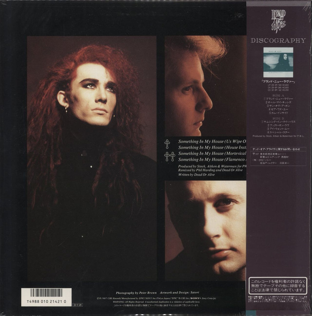 Dead Or Alive Something In My House - Sealed Japanese 12" vinyl single (12 inch record / Maxi-single) 4988010214210