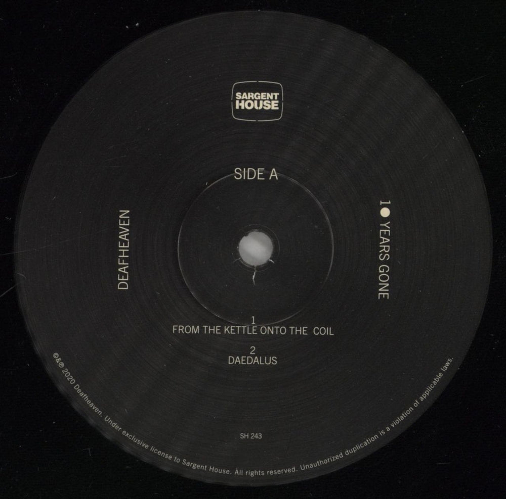 Deafheaven 10 Years Gone US 2-LP vinyl record set (Double LP Album) H1G2LYE862601