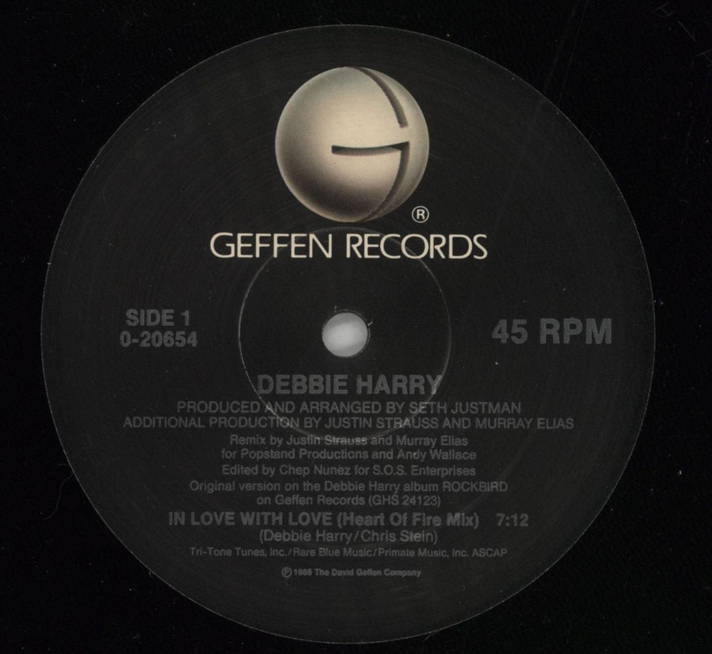 Debbie Harry In Love With Love US 12" vinyl single (12 inch record / Maxi-single) DEB12IN53497