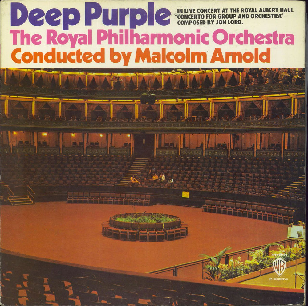 Deep Purple Concerto For Group And Orchestra Japanese Promo vinyl LP album (LP record) P-8093W