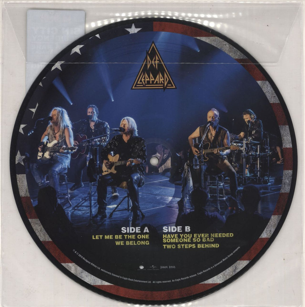 Def Leppard Acoustic In Vegas - Picture Disc Edition UK 10" Vinyl Picture Disc (10 inch Record Single) 602508609350