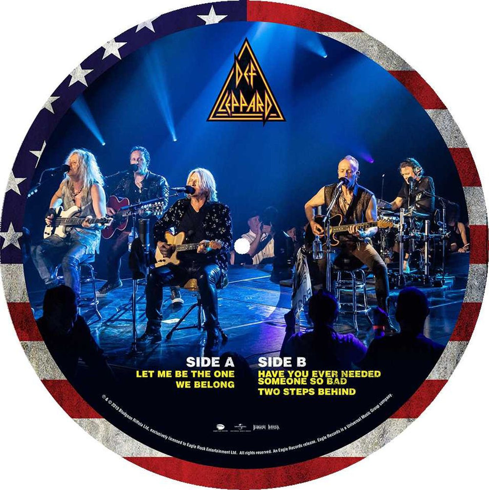 Def Leppard Acoustic In Vegas - Picture Disc Edition UK 10" Vinyl Picture Disc (10 inch Record Single) DEF1PAC746252