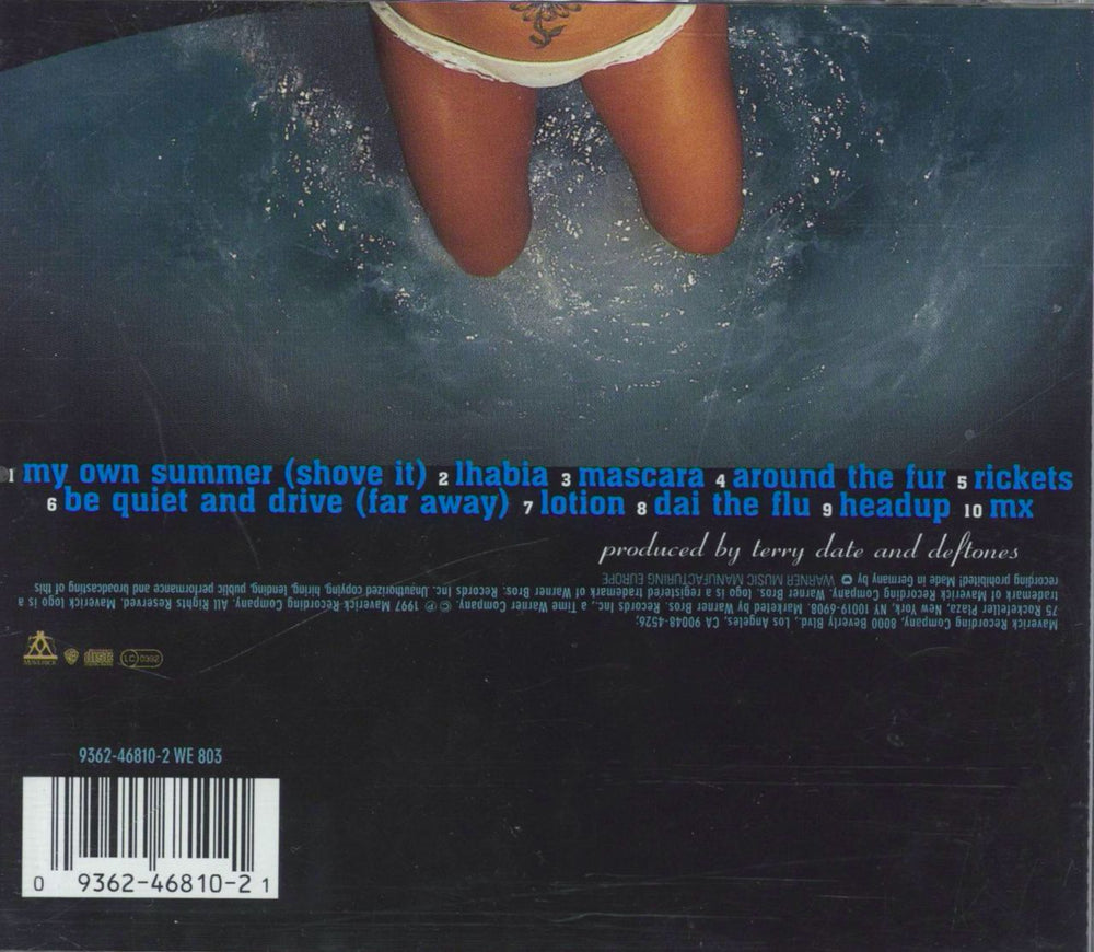 Deftones Around The Fur UK CD album (CDLP) 093624681021