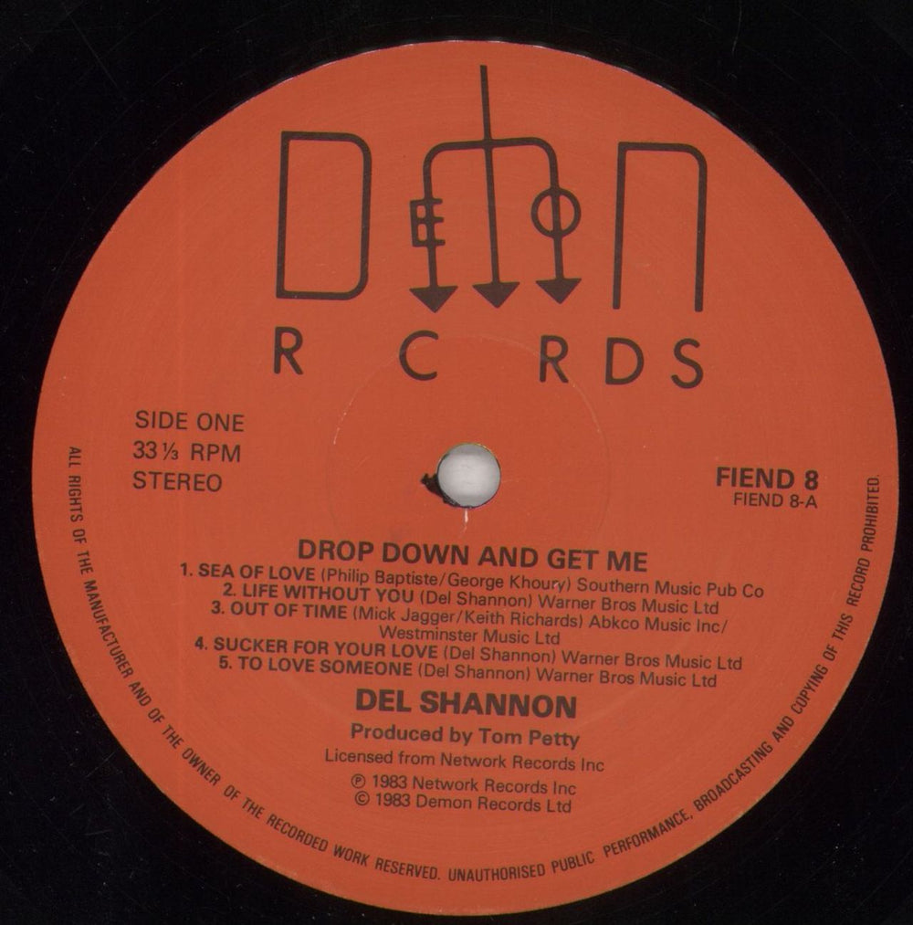 Del Shannon Drop Down And Get Me UK vinyl LP album (LP record) NNNLPDR556648