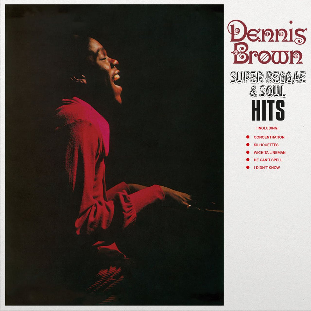 Dennis Brown Super Reggae & Soul Hits - Orange Vinyl 180 Gram UK vinyl LP album (LP record) MOVLP2894