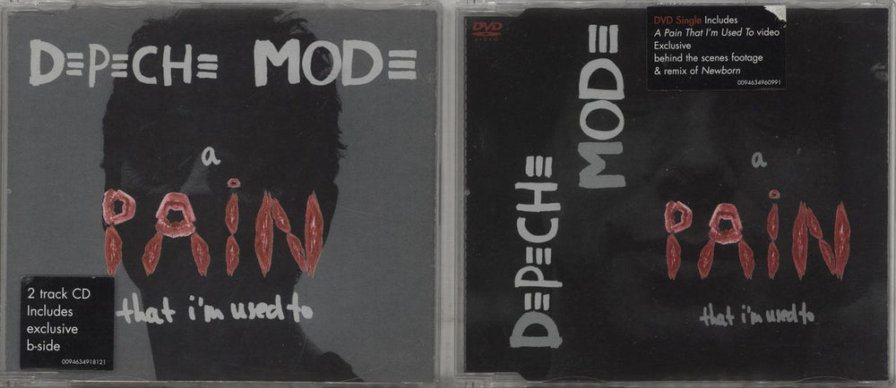Depeche Mode A Pain That I'm Used To UK 2-CD single set (Double CD single) CD/DVDBONG36