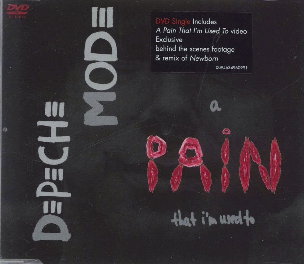 Depeche Mode A Pain That I'm Used To UK DVD Single DVDBONG36