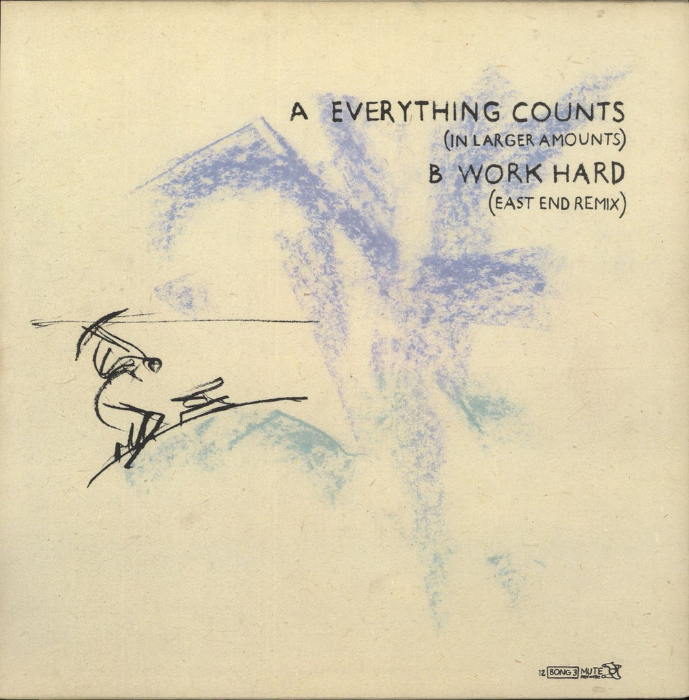 Depeche Mode Everything Counts [In Larger Amounts] - EX UK 12" vinyl single (12 inch record / Maxi-single)