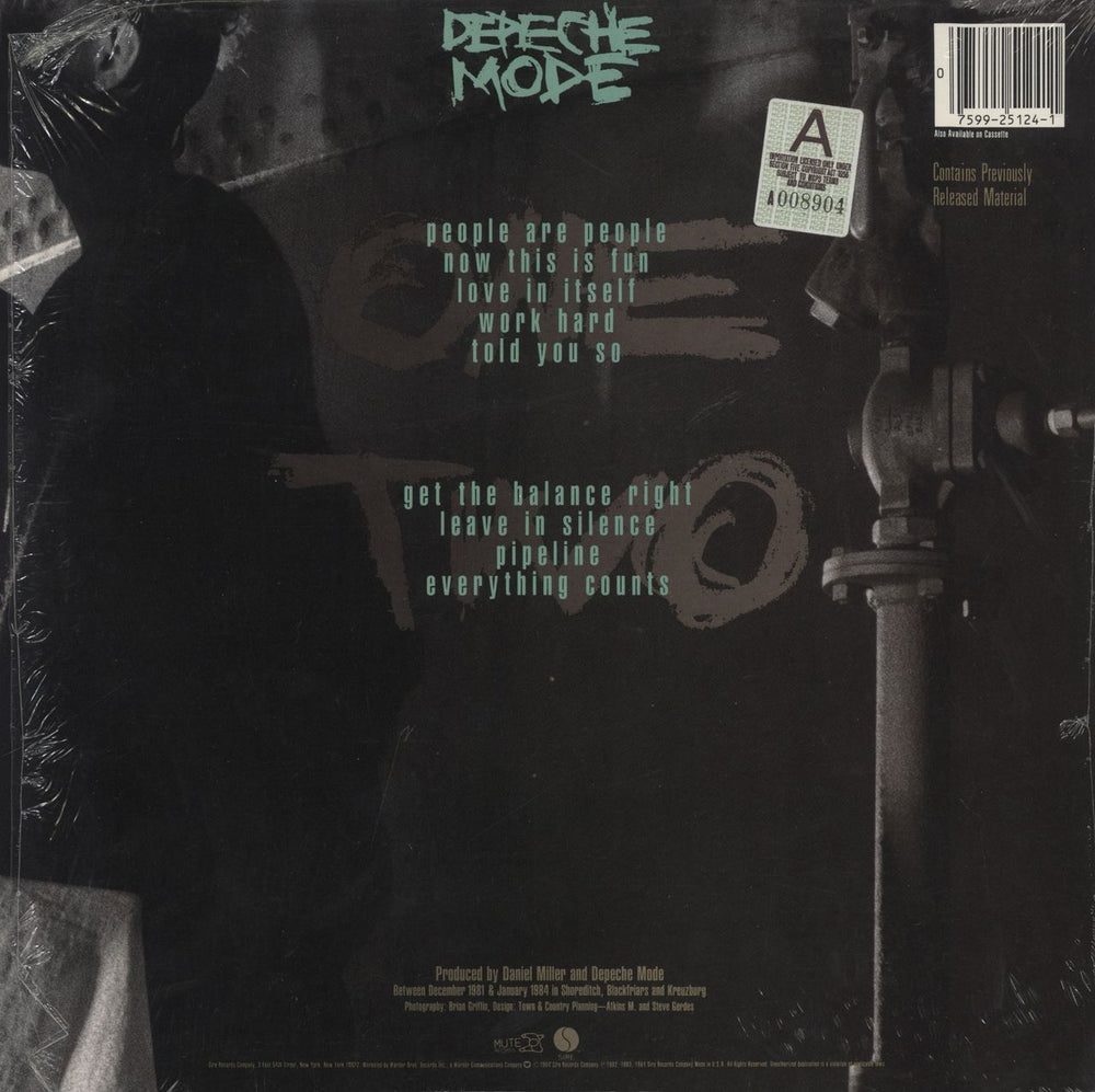 Depeche Mode People Are People - Shrink US vinyl LP album (LP record) 075992512411