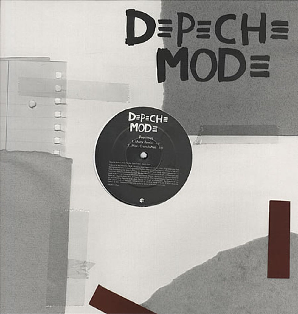 Depeche Mode Precious UK Promo 12" vinyl single (12 inch record / Maxi-single) PL12BONG35