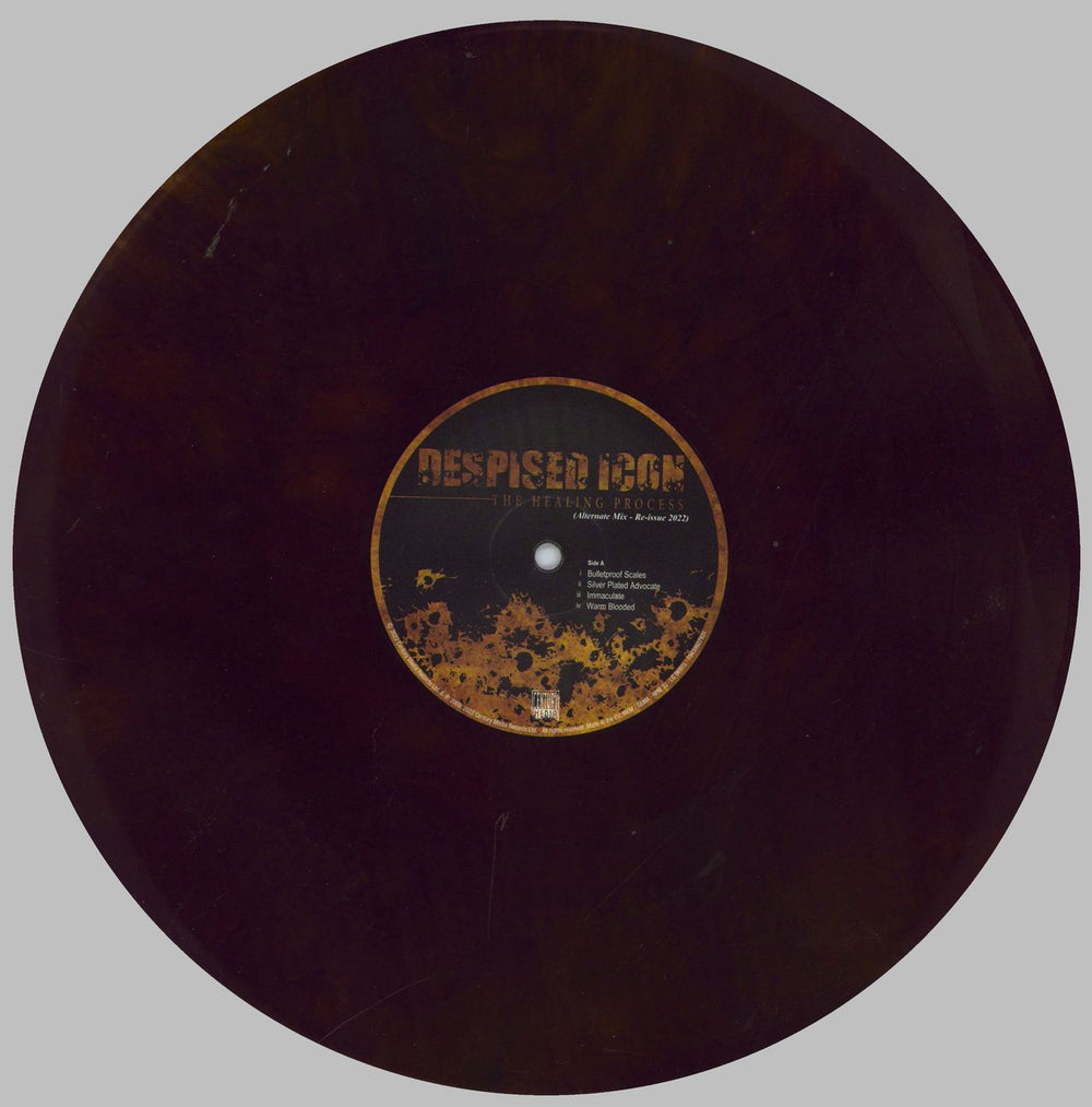 Despised Icon The Healing Process - Amber Vinyl - 180g + CD UK vinyl LP album (LP record) 6L0LPTH827231