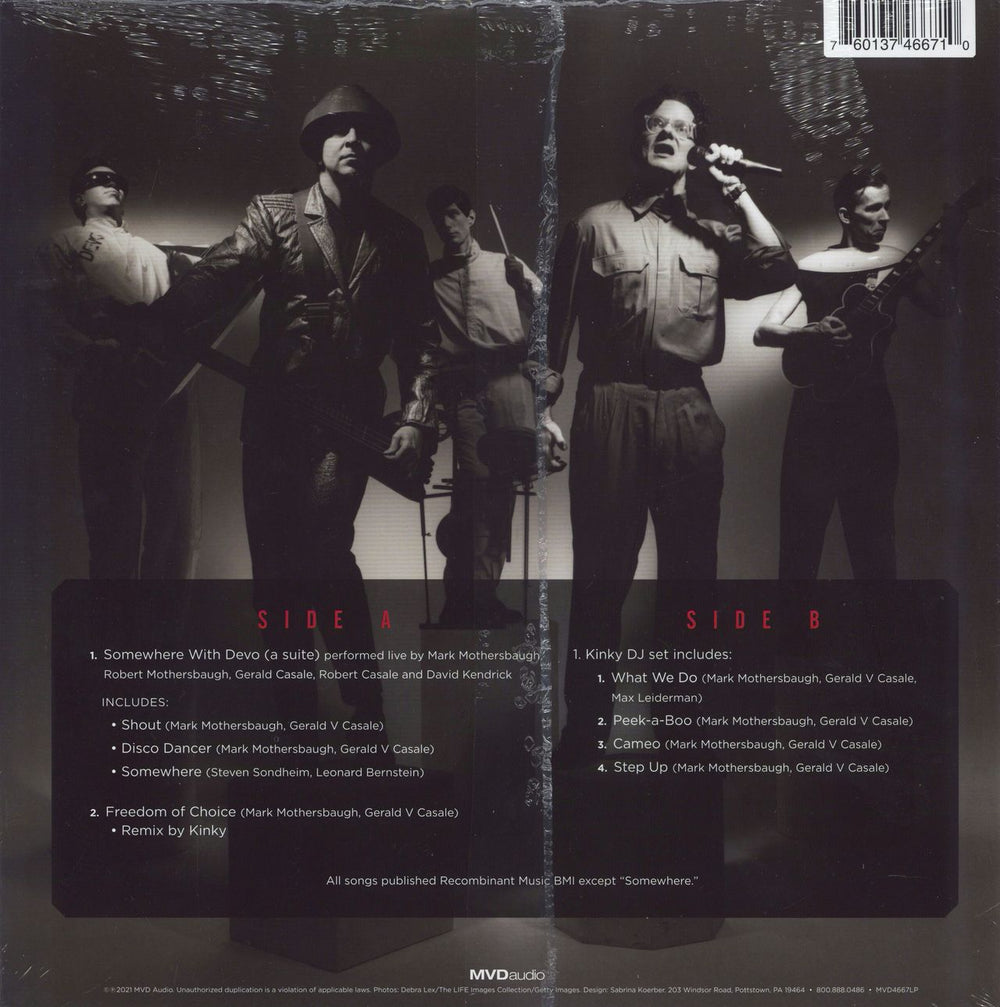 Devo Somewhere With Devo US vinyl LP album (LP record) 760137466710
