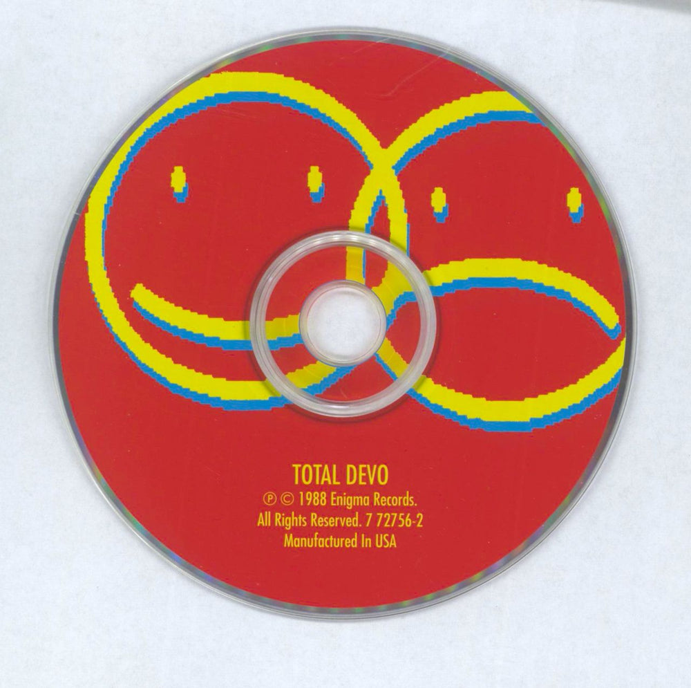 Devo Total Devo US CD album (CDLP) DVOCDTO870681